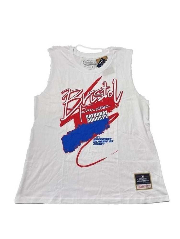 Mitchell & Ness MLB Bristol Motor Speedway Speedway Classic tank top size L NWT
